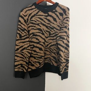 Cozy Zara Animal Print Sweater